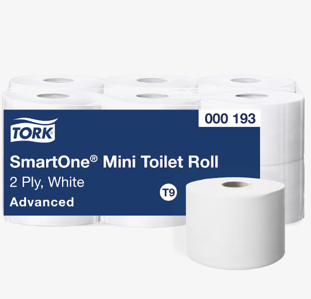 Tork SmartOne Mini Toilet Roll T9 (12x620sheet)