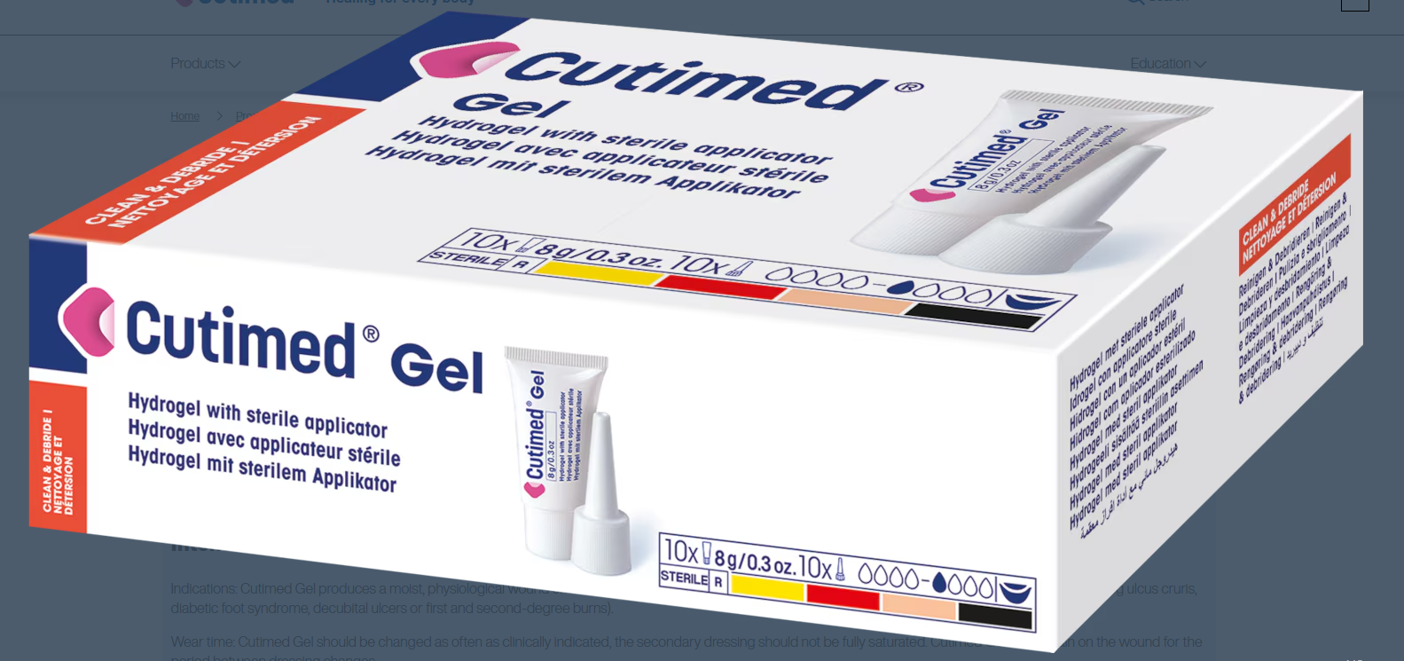 CUTIMED Gel (10 Pieces/box)
