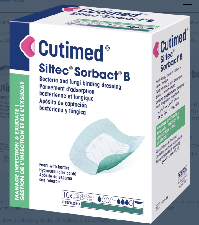CUTIMED Siltec Sorbact B