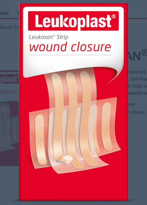 LEUKOPLAST Wound Closure Strip Sterile-Natural