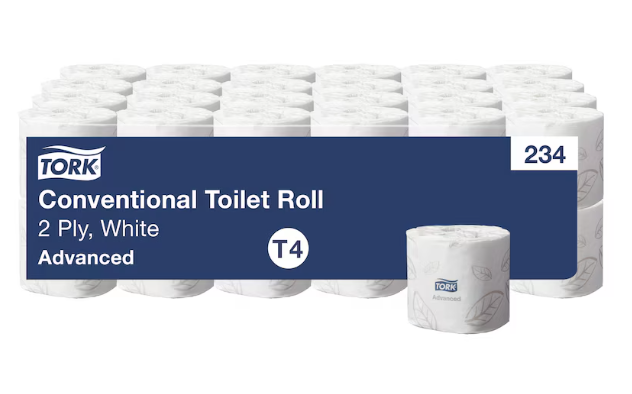 Tork Advanced Soft Toilet Roll 2 ply Ind Wrap T4 (48x400sheet)
