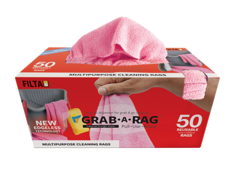 Filta GRAB-A-RAG Microfibre Rags 30CM X 30CM 50 PACK