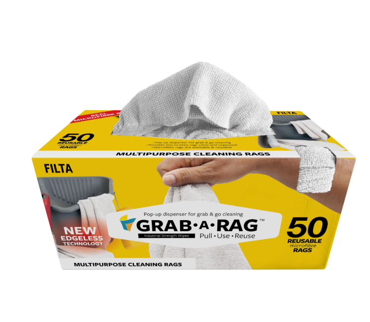 Filta GRAB-A-RAG Microfibre Rags 30CM X 30CM 50 PACK