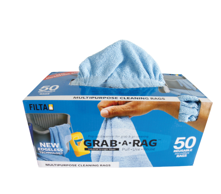 Filta GRAB-A-RAG Microfibre Rags 30CM X 30CM 50 PACK