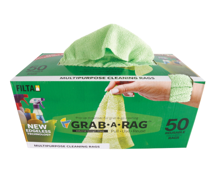 Filta GRAB-A-RAG Microfibre Rags 30CM X 30CM 50 PACK