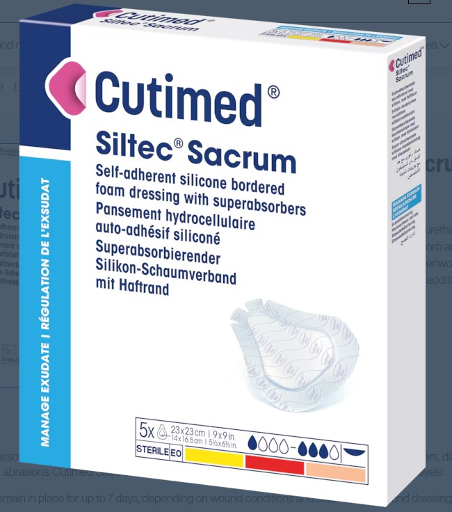 CUTIMED Siltec Sacrum (5 Pouches/box)