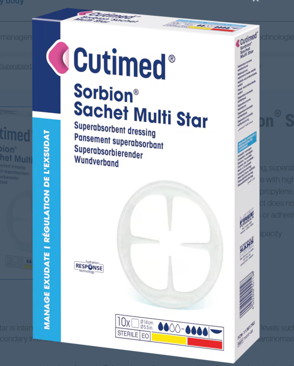 CUTIMED Sorbion Sachet Multi Star (10 Pouches/box)
