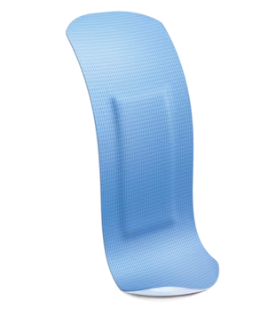 LEUKOPLAST Visual Sterile Blue (100 Dressings/box)