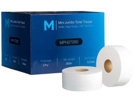 Mini Jumbo Toilet Tissue(2ply 200M)