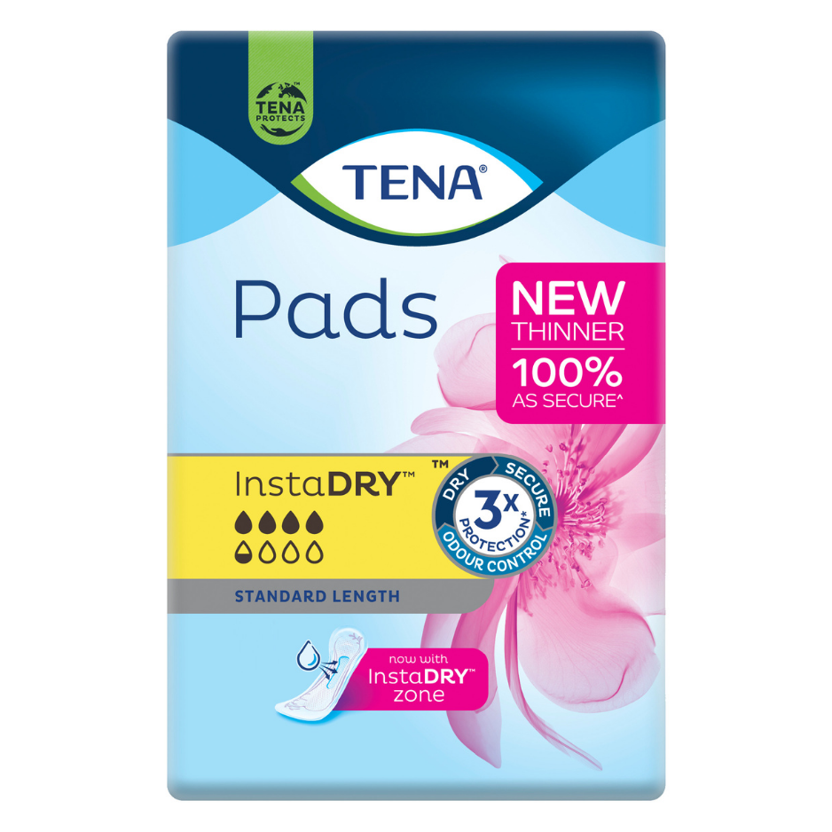 TENA InstaDRY™ Standard Length Pads
