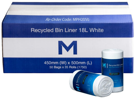 Recycled Bin Liners 18L (1750 bags)