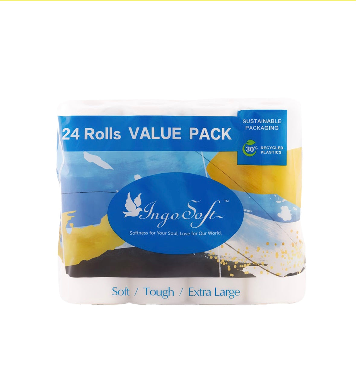 Toilet Paper 24 Rolls & 3PLY * 1 bag