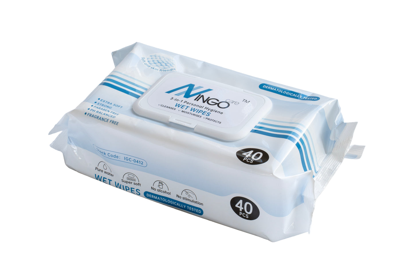 IngoCare Wet Wipes 40pack (24 units/carton)