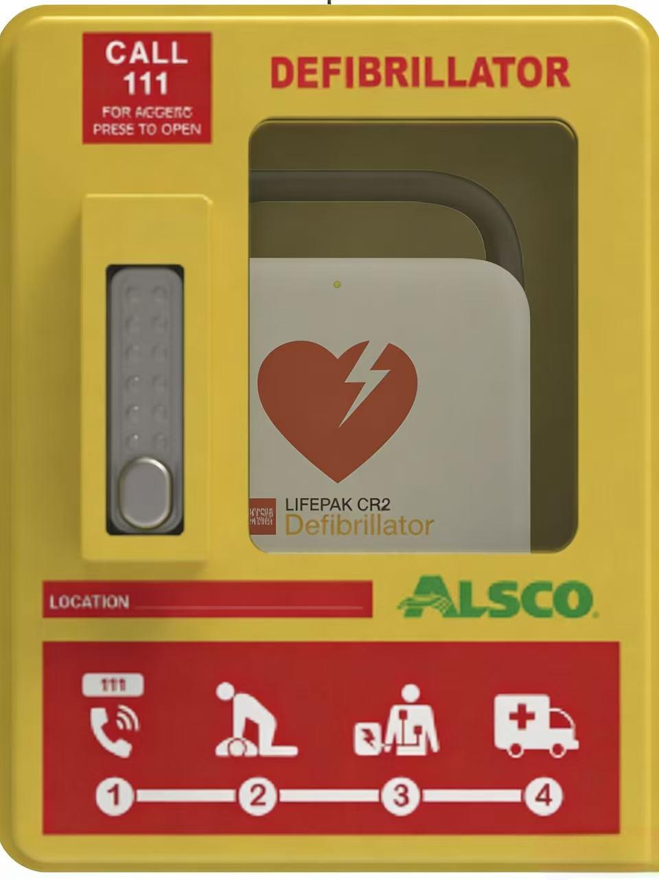 Alsco Uniforms Rental Defibrillator – LifePak CR2